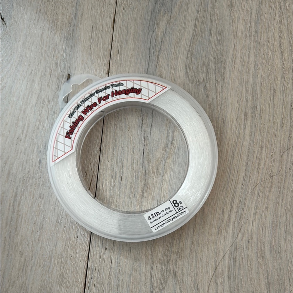 Clear Hanging Wire for Frames